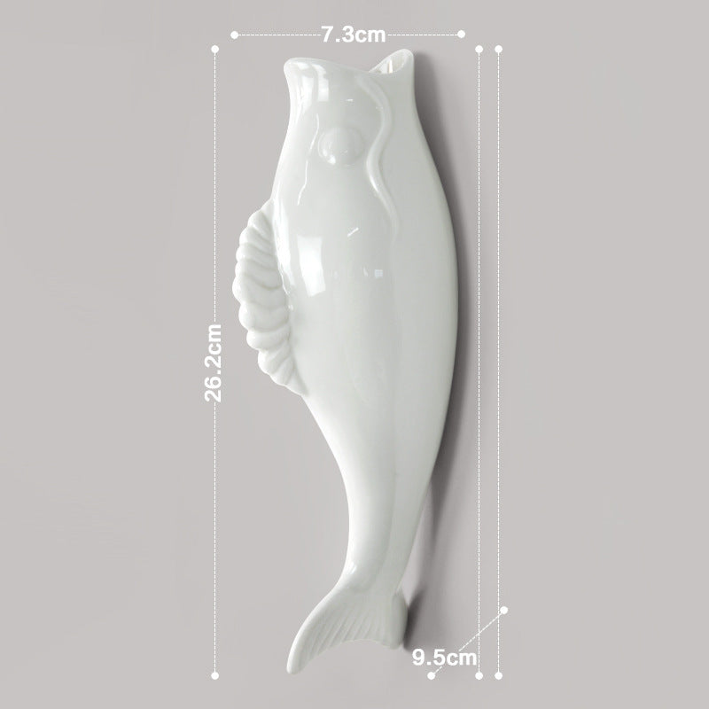 Simple Modern Creative Wall Ceramic Goldfish Vase