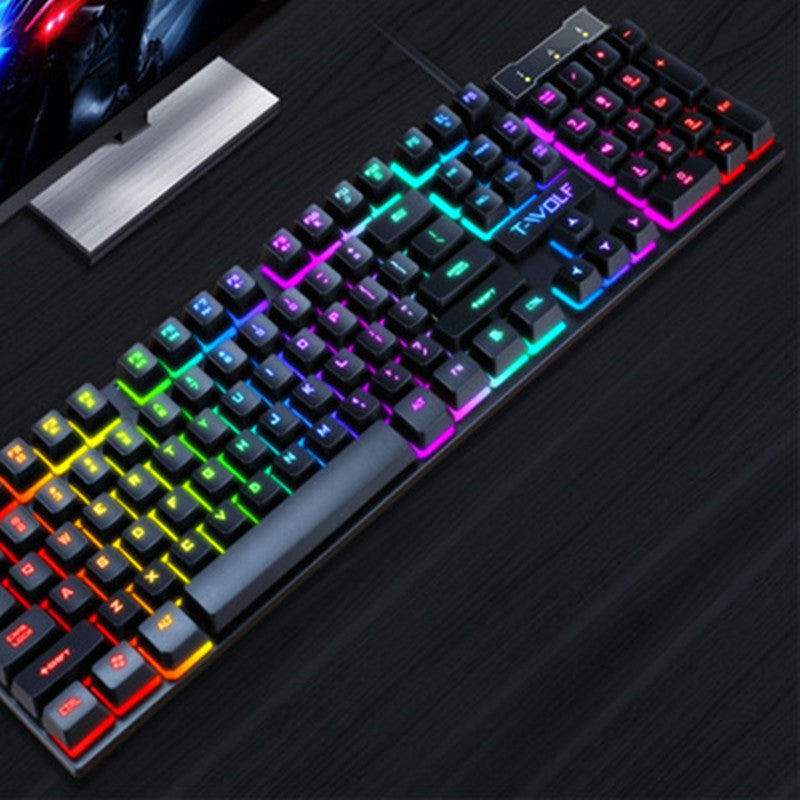 Gaming + USB Luminous Wired Keyboard