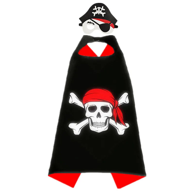 Superhero Cape + Mask Costume