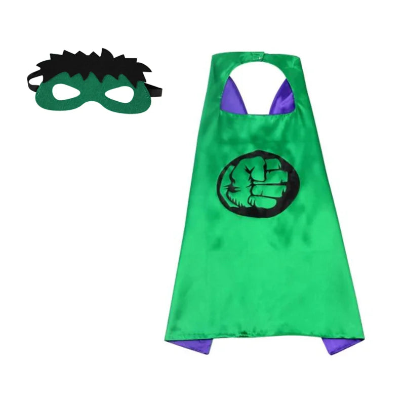 Superhero Cape + Mask Costume