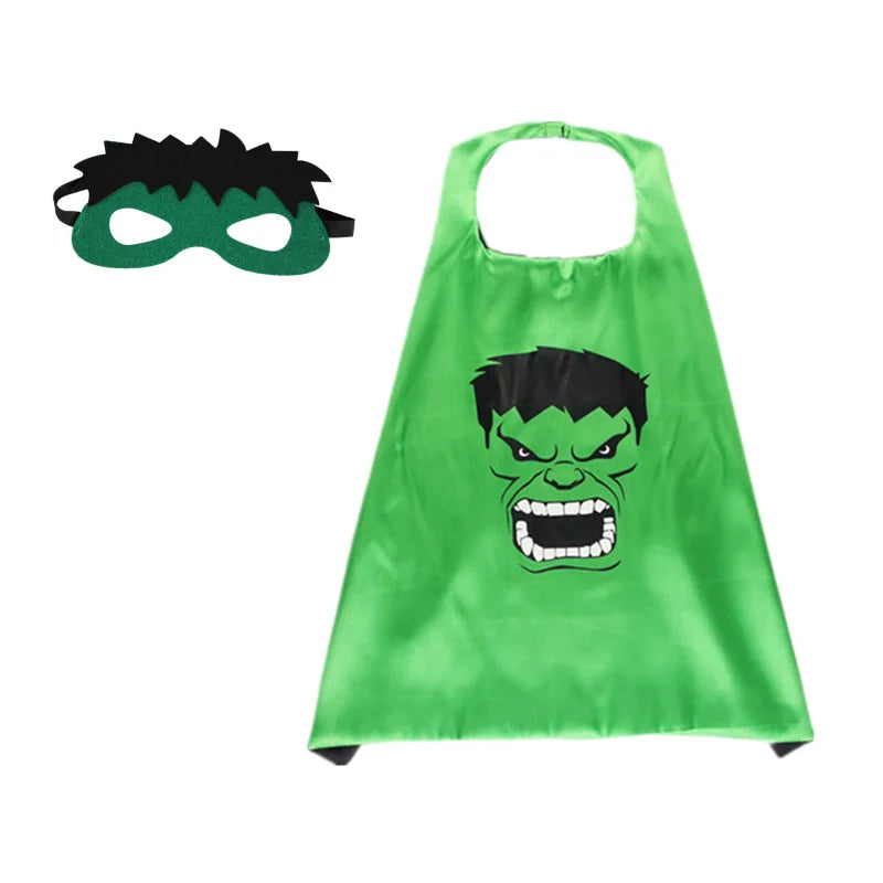 Superhero Cape + Mask Costume