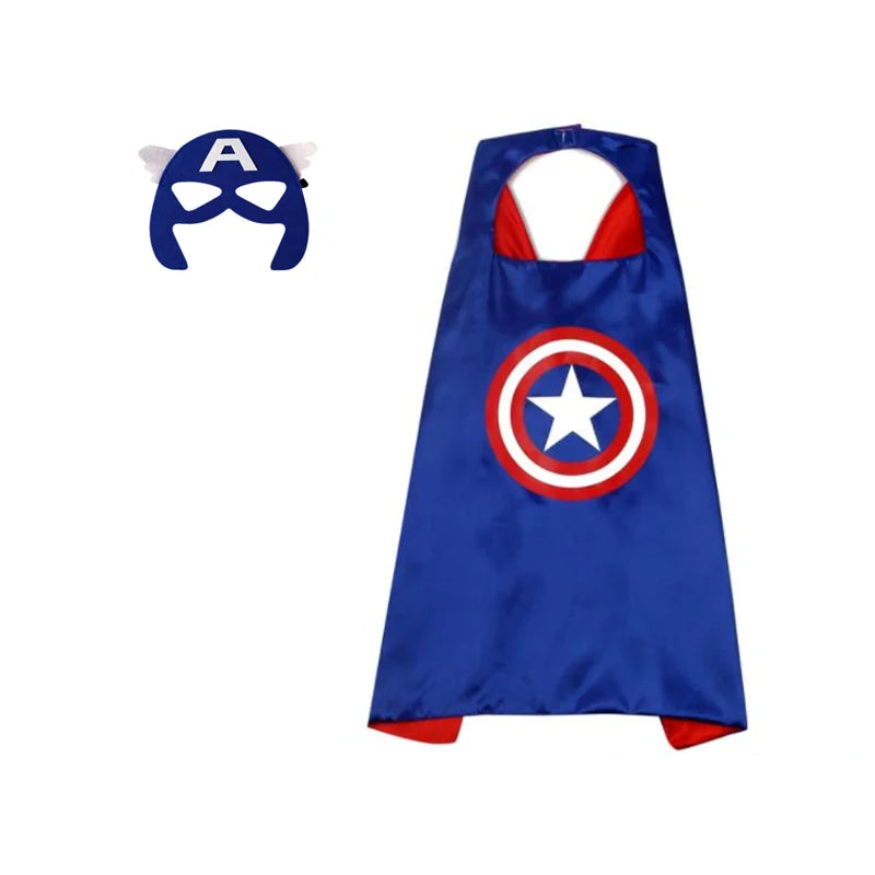 Superhero Cape + Mask Costume