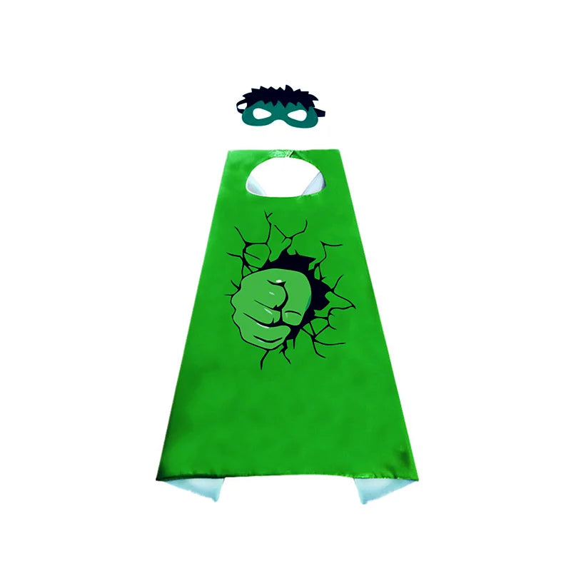 Superhero Cape + Mask Costume