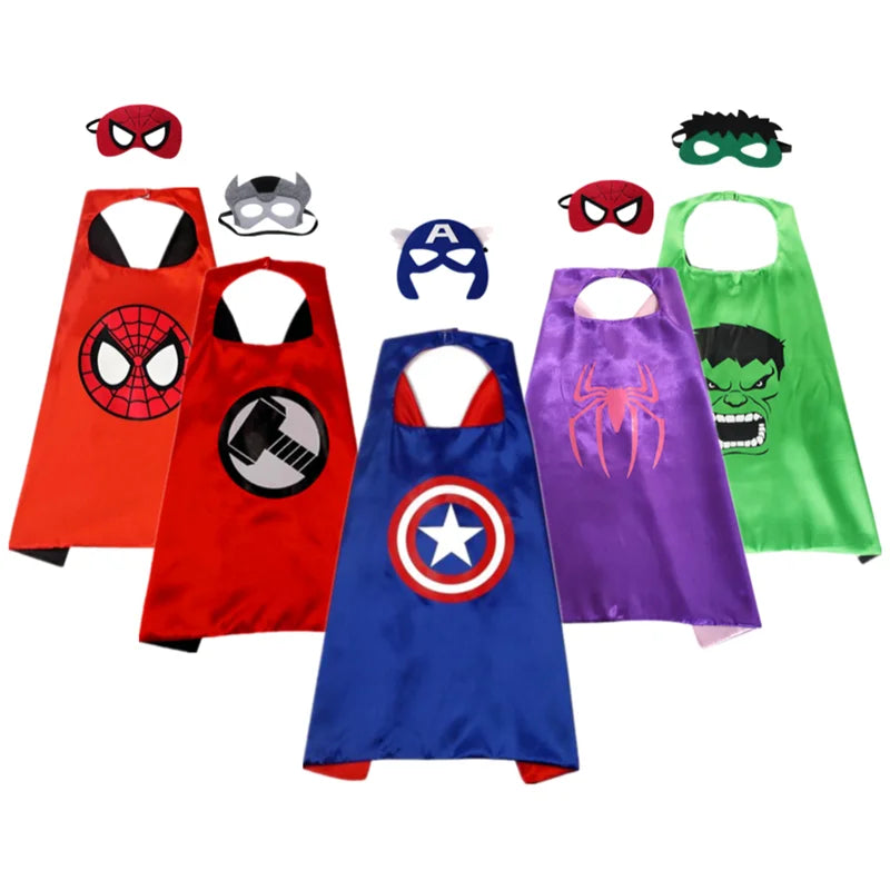 Superhero Cape + Mask Costume