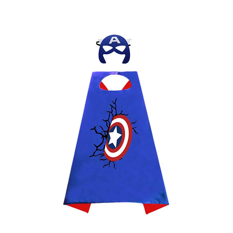 Superhero Cape + Mask Costume